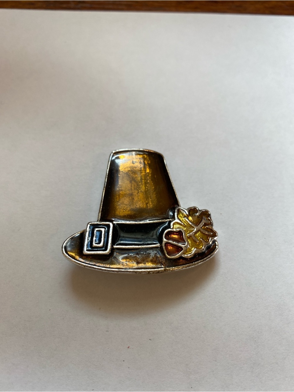 Vintage Monet Pilgrim Hat brooch